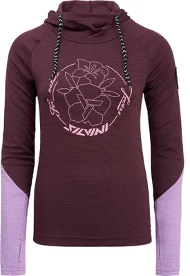 Produktbild von T-Shirt Silvini Merate WD1920 Damen lang mit Kapuze pflaumengelb größe L 3223-WD1920-52934