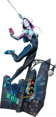 Zdjęcie produktu dla Figurka Spider-Gwen w skali 1:4 - Sideshow Toys - Spider-Man: Wszechświat Pajęków