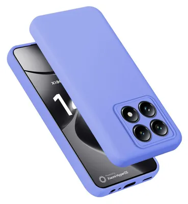 Produktbild von Cadorabo Hülle für Xiaomi 14T Pro Hülle Silikon Handyhülle Case aus flüssigem Silikon, Kratzfeste und stoßfeste Schutzhülle für Xiaomi 14T Pro