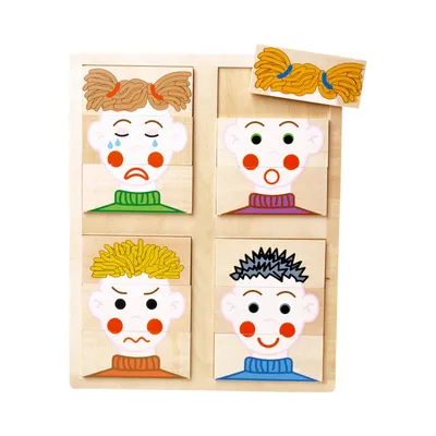 Produktbild von Holzpuzzle Gesichter