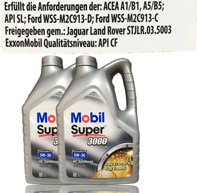 Produktbild von Mobil Super 3000 X1 Formula Fe 5w-30 2 x 5 Liter