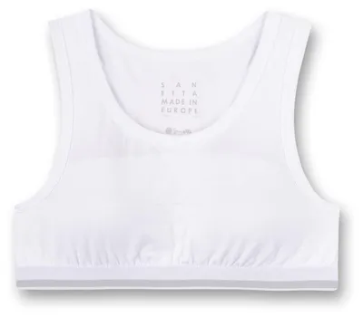 Produktbild von Sanetta Mädchen-Bustier weiß | Herausnehmbare Pads | Bustier für Mädchen