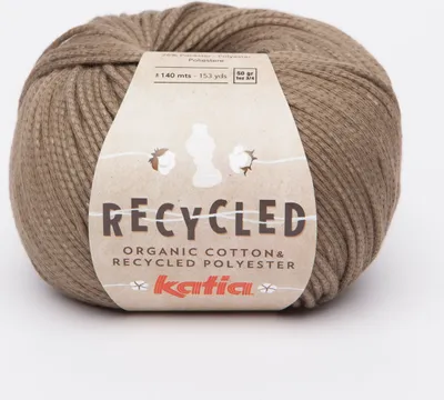 Produktbild von RECYCLED von Katia - braun (103) - 50 g / ca. 140 m Wolle