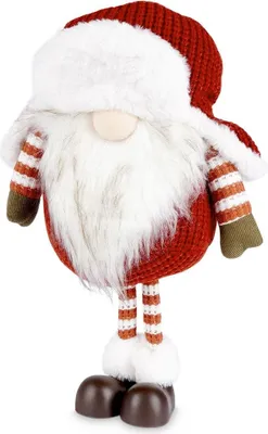 Obrázek produktu pro Vilde | Vánoční skřítek - 39 cm - Stabilní - Polyester - Dekorační trpaslík červený