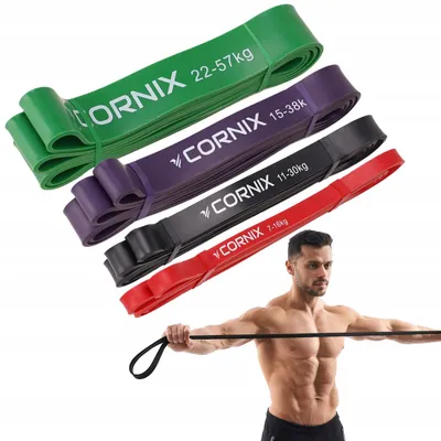 Image de Cornix POWER BAND Set Bandes de résistance 7-57 kg