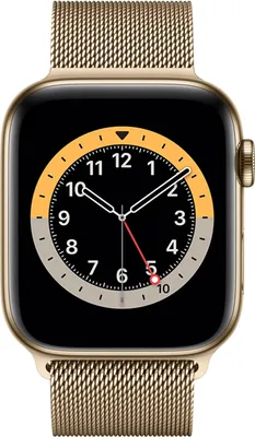 Produktbild von Apple Watch Series 6 44mm (A2376) Gold Stainless Milanese Gold CEL Neu