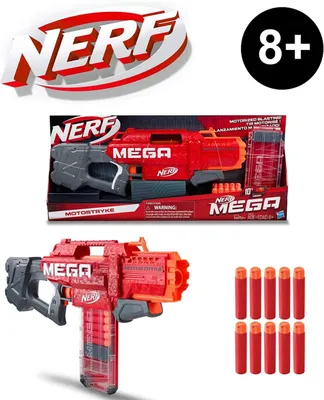 Obrázok produktu pre Nerf Mega Motostryke, hračkárska zbrań, 8 rok / roky