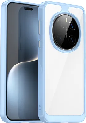 Obrázek produktu pro Pouzdro pro Honor Magic7 Pro průhledné, nárazuvzdorné TPU silikonové ochranné pouzdro modré
