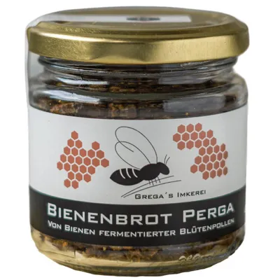 Produktbild von Bienenbrot (Perga) 100g – Natürlich fermentierter Blütenpollen | Grega's Imkerei | Schonend getrocknet | Ideal als Topping für Müsli & Joghurt