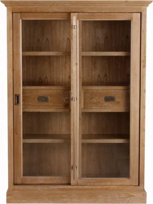 Zdjęcie produktu dla Witryna Chantal 115x40x158cm z 2 szufladami