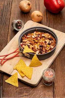 Produktbild von Gefriergetrocknetes gericht Voyager Vegetarisches Chili 80g