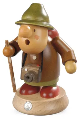 Produktbild von Tourist (16cm) Räuchermann von Müller Kleinkunst