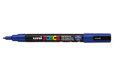 Image de uni-ball® 186551 Marqueur pigmenté POSCA - 0,9 - 1,3 mm, bleu foncé