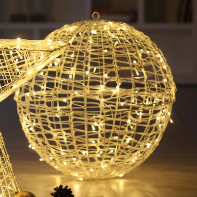 Produktbild von LED-Kugel, zerlegbar, 128 LEDs