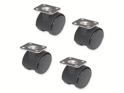 Produktbild von Doppellenkrollen Set 4 Stück, Ø 40 mm