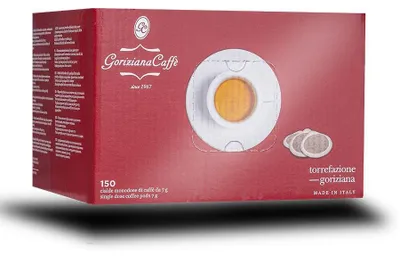 Produktbild von Goriziana Caffe AROMA 44mm ESE System Kaffee Pads 150 Stück a 7 g