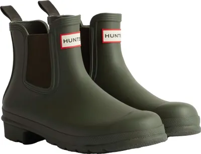 Produktbild von Hunter - Damen Stiefeletten "Original" FS11499 (38 EU) (Dunkel-Olive)