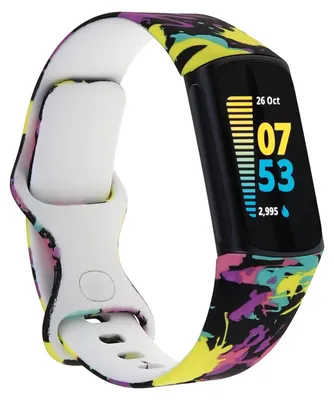 Produktbild von Silikonarmband für Fitbit Charge 5 und Charge 6 – Verstellbares Sportarmband