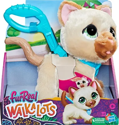 Zdjęcie produktu dla Maskotka Walkalots Paseos Furreal Perro O Gato Sdos. 22 Cm - Surtidos Models HASBRO