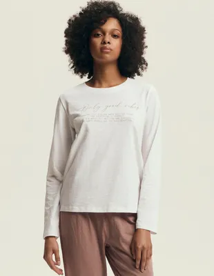 Produktbild von Henderson Damen Pyjama Delanie - Bequemer Schlafanzug aus 100% Baumwolle, Langarm, Ideal für Herbst/Winter, Dunkelrot, Homewear, Modell 43701 XL