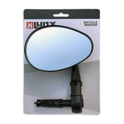 Produktbild von Lynx fahrradspiegel 115 mm linke Lenkerhalterung schwarz