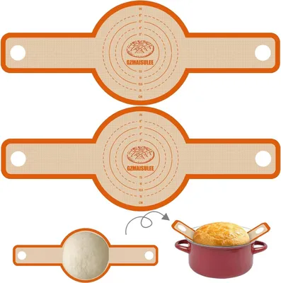 Zdjęcie produktu dla Silikonowe foremki do pieczenia chleba do holenderskich pieców - zestaw 2 sztuk - MSL12 - Foremki do pieczenia chleba, zestaw, nieprzywierające i odporne na wysokie temperatury