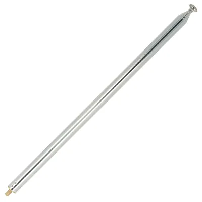 Produktbild von Minadax 50 Ohm Teleskopantenne (16,5–96 cm) mit M3-Gewinde – Universal Breitband-Antenne für Scanner, SDR, Messgeräte & Amateurfunk (40 MHz–6 GHz)