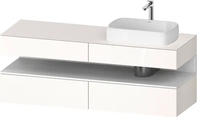 Produktbild von DURAVIT QA4778018220010 QAT KWTU WH Ek. 1600x550x600 Wß Hgl.