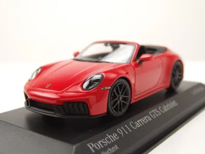 Produktbild von Minichamps 410064130 Porsche 911 (992.2) Carrera GTS Cabrio 2024 rot 1:43