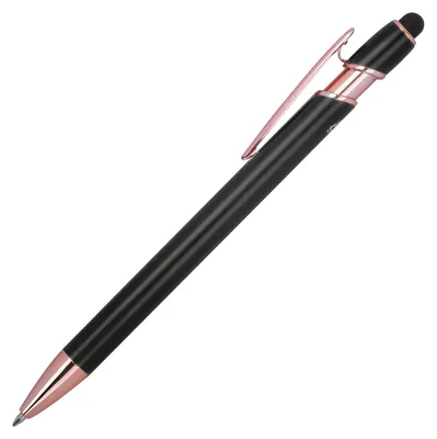 Produktbild von Touchpen-Gel-Kugelschreiber / aus Metall / Farbe: schwarz