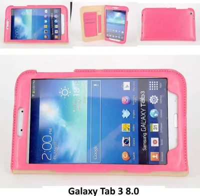 Produktbild von Samsung Pink Book Case Tablet for Galaxy Tab 3 8.0