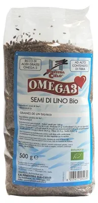 Immagine prodotto di Omega3 Semi Di LinoAd Alto Contenuto Di Fibra 500 G