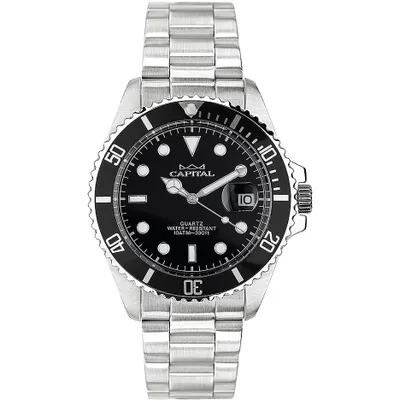 Immagine prodotto di Only Time Capital Silver Collection Time For Men - uomo