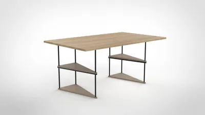 Produktbild von Nordlinger Unikk-Bock, H 73 cm x EMP. 36,5 cm, transparent, Naturholz, Weiß