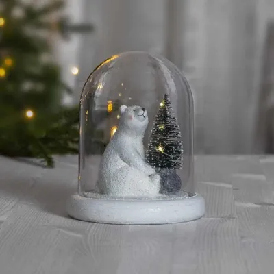 Zdjęcie produktu dla Star Trading Figurine Polare, Lekka ozdoba, Biały, 4 szt., LED, 0,03 W, Ciepłe białe
