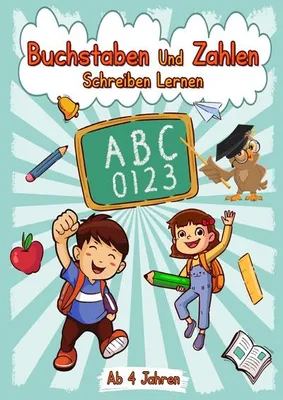 Produktbild von Buchstaben Und Zahlen Schreiben Lernen ab 4 Jahren