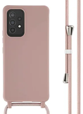 Immagine prodotto di Custodia in silicone imoshion con cinturino Samsung Galaxy A53 - Rosa sabbia