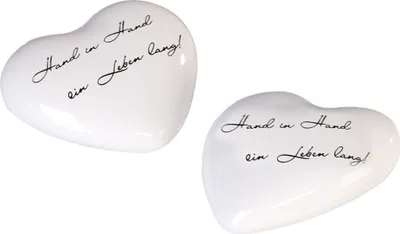 Produktbild von Casablanca Herz "Hand in Hand ein Leben lang" Tischdeko Hochzeit Geschenk 96743