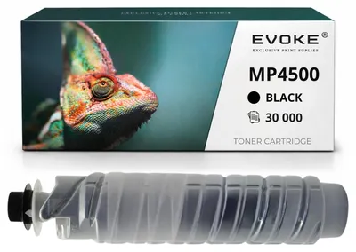 Productafbeelding van Evoke compatibele tonercartridge voor de Ricoh-printer AF MP3500/MP4000/4001/4002/450 MP4500, zwart, 30.000 pagina's, compatibel met Aficio MP3500, MP4000, MP4500, MP5000