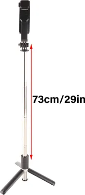 Image de perche à Selfie portable Perche à Selfie fil 6 en 1, support de téléphone rotatif réglable, telephonie detachee