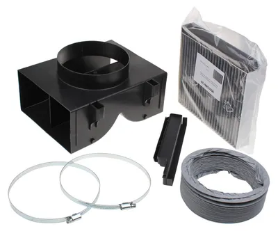 Produktbild von Bosch DWZ1DX1I4, Recycling-Set für Dunstabzugshaube, Schwarz, Grau, Bosch, 6 Stück(e)