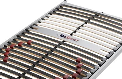 Produktbild von Lattenrost BeSports Duo Powerflex KF, 28 Leisten, Kopf- und Fußteil manuell verstellbar - Größe: 80 x 200 cm