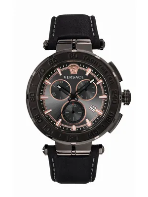 Produktbild von Versace PVEPM003-P0020_PNUL Herren-Armbanduhr, Edelstahl-Gehäuse, Leder-Armband