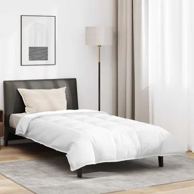Produktbild von Bettdecke mit Kissen 2 pcs Weiß 140 x 220 cm Daunen