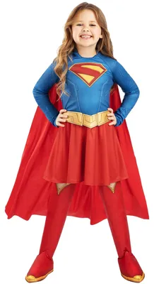 Produktbild von Supergirl Deluxe Kinderkostüm - 104/116 (5-6 Jahre)