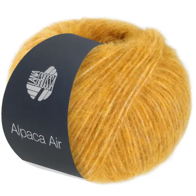 Produktbild von Lana Grossa ALPACA AIR 50 g kuschelweiches Alpaka- und Merino-Strickgarn 140 m Farbe 015 - Curry