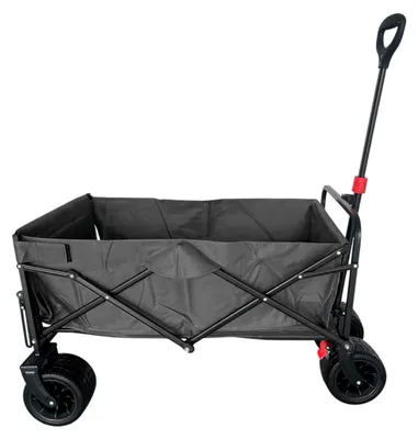 Obrázok produktu pre Záhradný vozík Fornorth 115 x 61 x 105 cm, nosnosť 100 kg, čierny