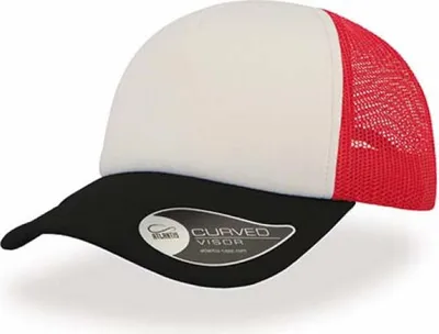 Produktbild von Atlantis RAPP | Original Trucker Cap - Farbe: White/Red/Black - Größe: One Size
