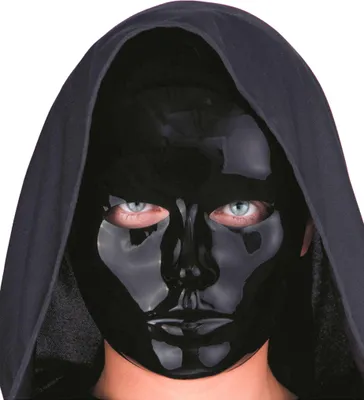 Produktbild von Theatermaske Gesichtsmaske schwarz - Einheitsgröße