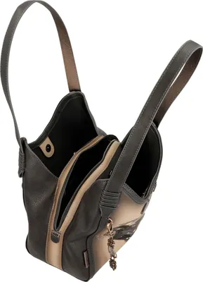 Image de Anekke sac à épaule Dreamverse Wings 3-compartment Shoulder Bag Darkbrown marron foncé